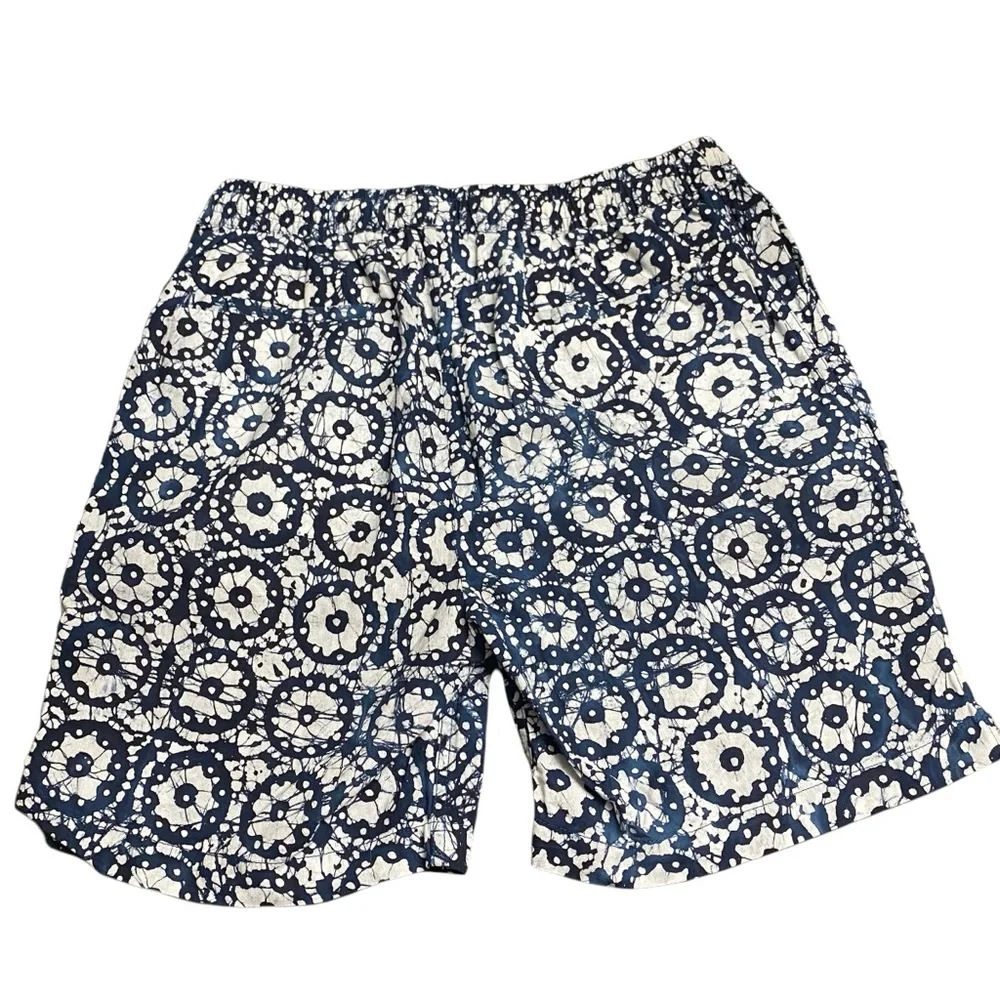 Corridor NYC Drawstring Shorts Mens Unisex Size S Blue Navy Cotton Drawcord NEW - Picture 2 of 12